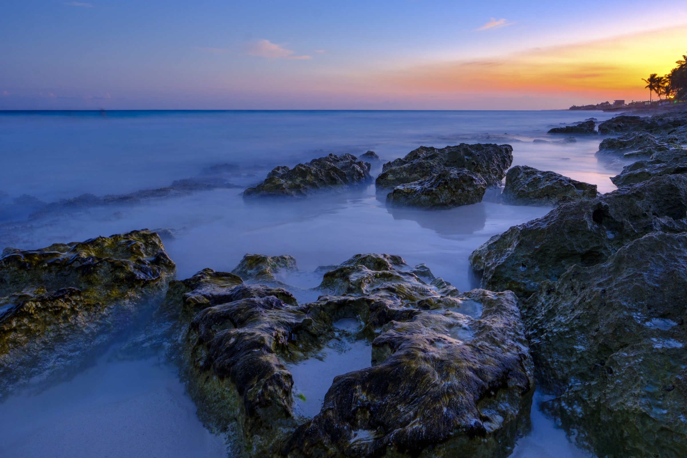 Coastal Rocks Twilight